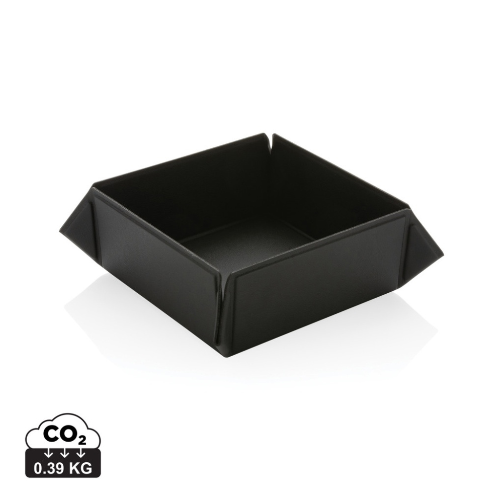 Logotrade promotional giveaway image of: Swiss Peak RCS recycled PU foldable magnetic storage tray