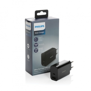 Logo trade promotional product photo of: Philips ultra fast PD wall charger