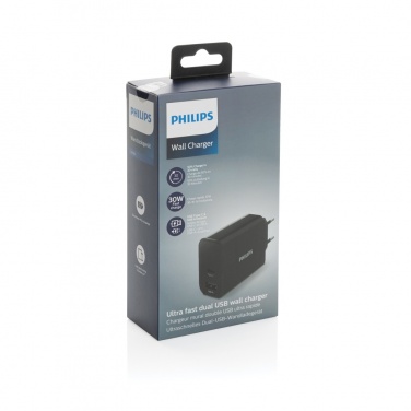 Logo trade promotional giveaways picture of: Philips ultra fast PD wall charger