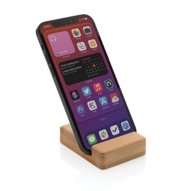 Logotrade promotional gift picture of: Bamboo phone stand XD