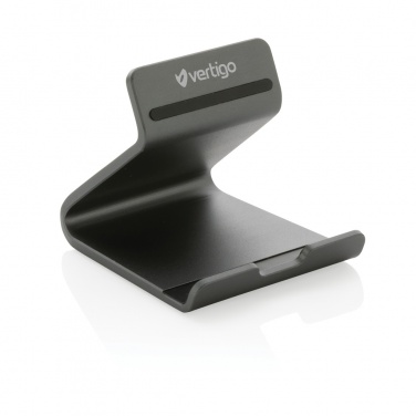 Logo trade promotional gifts picture of: Terra RCS recycled aluminium tablet & phone stand