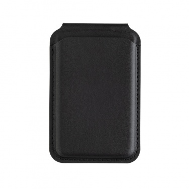 Logotrade promotional product image of: Magstand RCS recycled PU magnetic phone wallet with stand