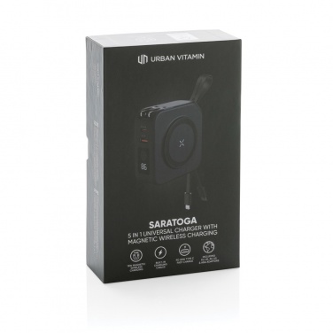Logo trade business gift photo of: Urban Vitamin Saratoga 5 in 1 universal charger