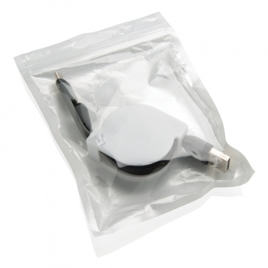 Logo trade promotional merchandise photo of: 3-in-1 retractable cable