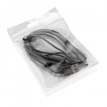 Logotrade promotional item image of: 3-in-1 braided cable