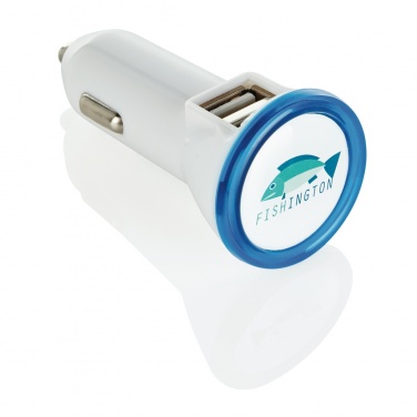 Logotrade promotional gift image of: Powerful dual port car charger