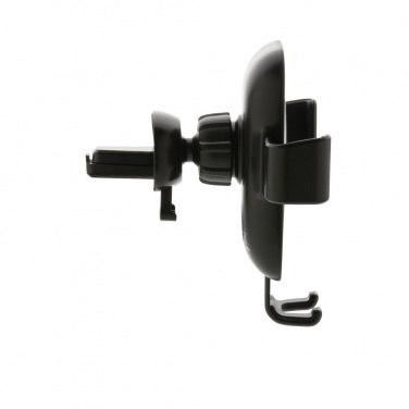 Logotrade promotional gifts photo of: RCS recycled plastic 10W wireless charging car holder