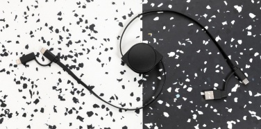 Logotrade corporate gift picture of: RCS standard recycled plastic and TPE 6-in-1 cable