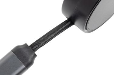 Logotrade promotional products photo of: Terra RCS recycled aluminium retractable 6 in 1 cable