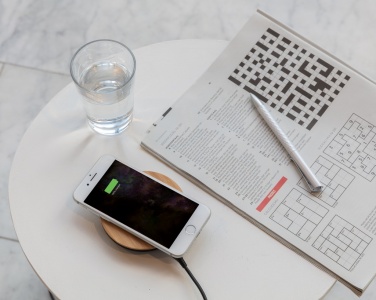 Logotrade business gift image of: Bamboo X 5W wireless charger