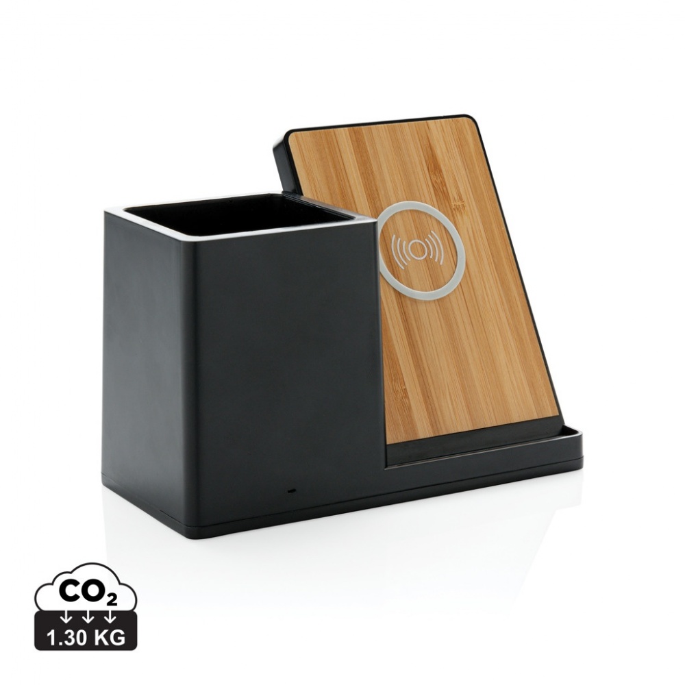 Logotrade corporate gift picture of: Ontario RCS recycled plastic 10W wireless charger