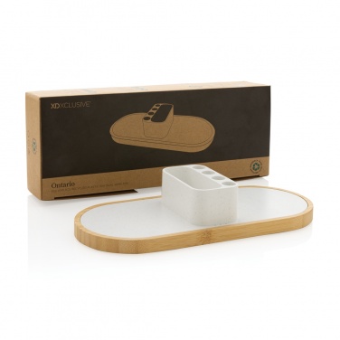 Logotrade promotional product image of: Ontario RCS rplastic 10W dual wireless