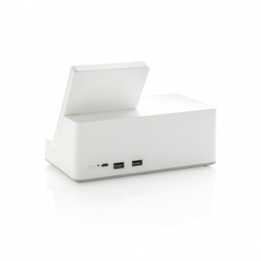 Logo trade promotional items image of: Ontario 5W wireless charger with speaker