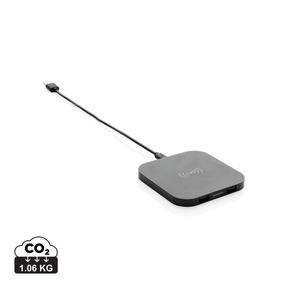 Logo trade promotional giveaways picture of: Wireless 5W charging pad