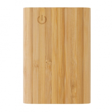 Logotrade business gifts photo of: Bamboo 5.000 mAh powerbank