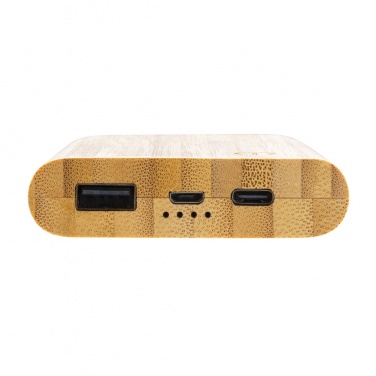 Logotrade promotional merchandise picture of: Bamboo 5.000 mAh powerbank