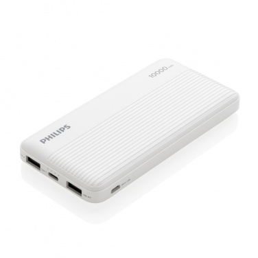Logotrade corporate gift image of: Philips 10.000 mAh slim powerbank
