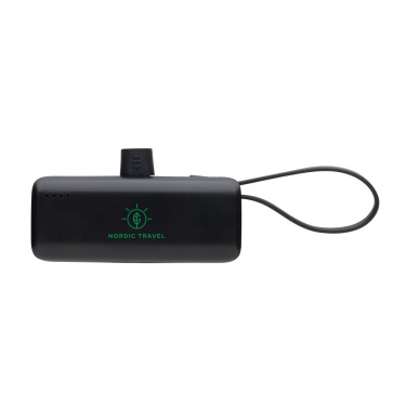 Logo trade promotional merchandise picture of: Powerlink RCS rplastic 3000 mAh powerbank iOS connector