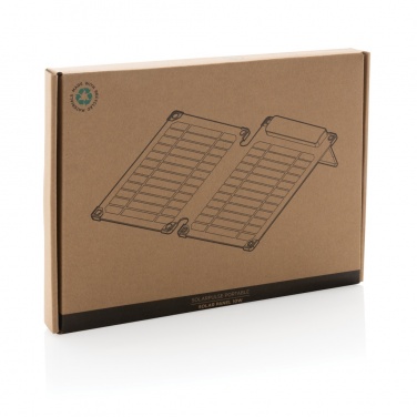 Logotrade promotional giveaway image of: Solarpulse rplastic portable Solar panel 10W