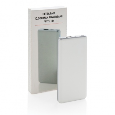 Logotrade business gift image of: Ultra fast 10.000 mAh powerbank with PD