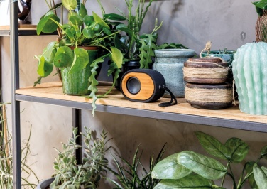 Logo trade promotional giveaways image of: Bamboo X  speaker