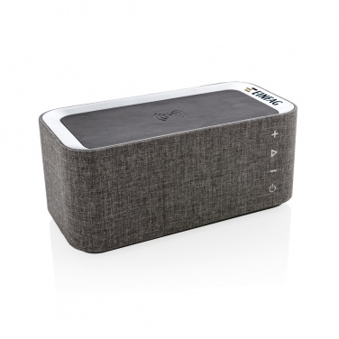 Logo trade promotional merchandise picture of: Vogue wireless charging speaker
