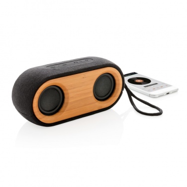 Logotrade corporate gift image of: Bamboo X double speaker
