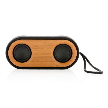 Logotrade promotional item picture of: Bamboo X double speaker