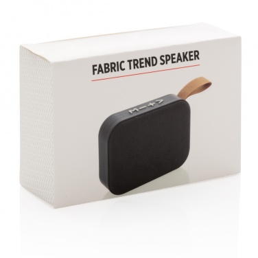 Logo trade business gifts image of: Fabric trend speaker