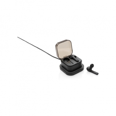 Logotrade corporate gift picture of: TWS earbuds in wireless charging case