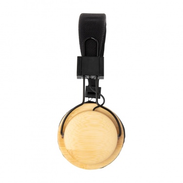 Logo trade promotional giveaway photo of: Bamboo wireless headphone