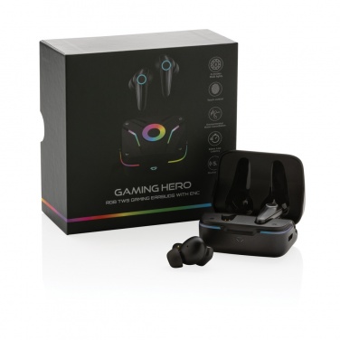 Logotrade promotional gift image of: RGB gaming earbuds with ENC