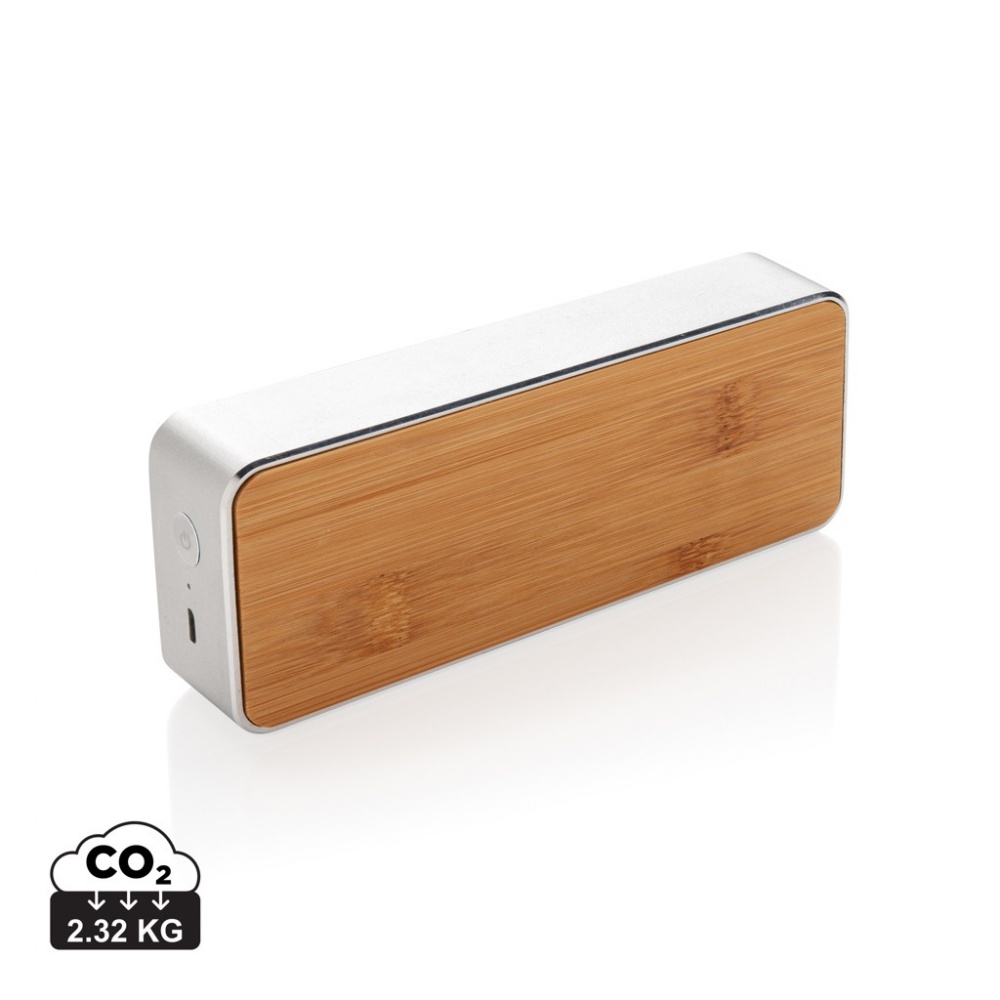Logotrade promotional giveaway image of: Nevada Bamboo 3W wireless speaker
