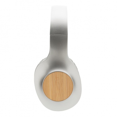 Logo trade promotional items picture of: Dakota Bamboo wireless headphone