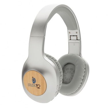 Logotrade advertising products photo of: Dakota Bamboo wireless headphone