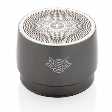 Logo trade promotional gift photo of: Swiss peak 5W wireless bass speaker