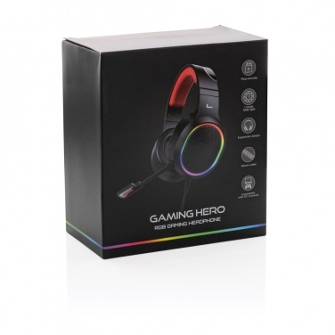Logo trade promotional products picture of: RGB gaming headset