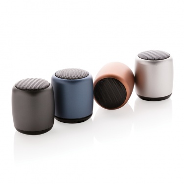 Logo trade corporate gift photo of: Mini aluminium wireless speaker