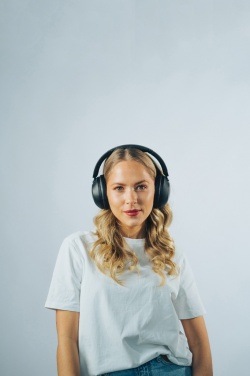 Logo trade corporate gifts image of: Urban Vitamin Cupertino RCS rplastic ANC headphone