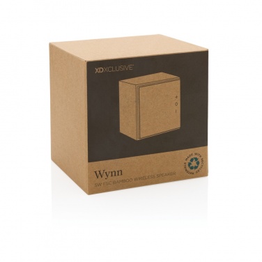 Logotrade promotional items photo of: Wynn 5W bamboo wireless speaker