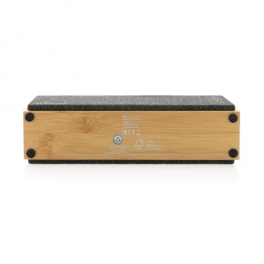 Logo trade promotional merchandise image of: Wynn 10W bamboo wireless speaker