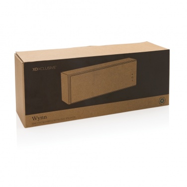 Logotrade advertising products photo of: Wynn 10W bamboo wireless speaker