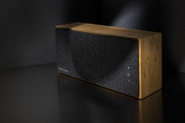 Logo trade promotional merchandise image of: Wynn 20W bamboo wireless speaker