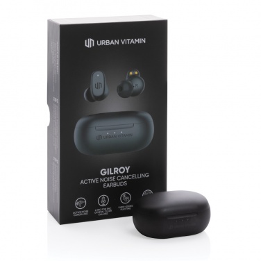Logo trade promotional merchandise photo of: Urban Vitamin Gilroy hybrid ANC and ENC earbuds