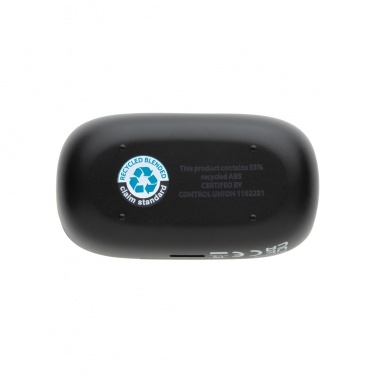 Logo trade corporate gifts image of: Urban Vitamin Palm Springs RCS rplastic ENC earbuds