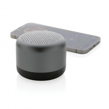 Logotrade promotional products photo of: Terra RCS recycled aluminium 5W wireless speaker