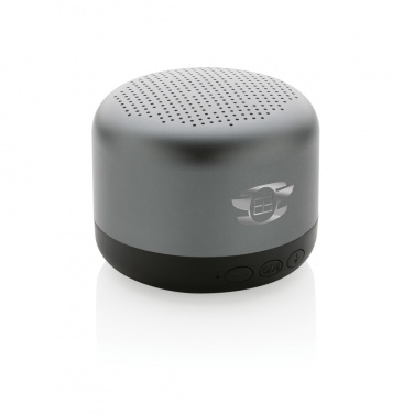 Logo trade promotional gifts image of: Terra RCS recycled aluminium 5W wireless speaker