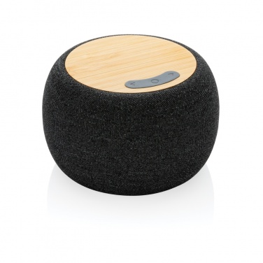 Logotrade corporate gift image of: RCS Rplastic/PET and bamboo 5W speaker