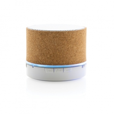 Logo trade promotional items image of: Cork 3W wireless speaker