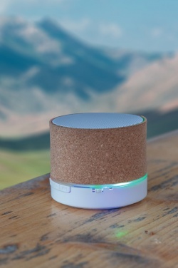 Logo trade corporate gift photo of: Cork 3W wireless speaker